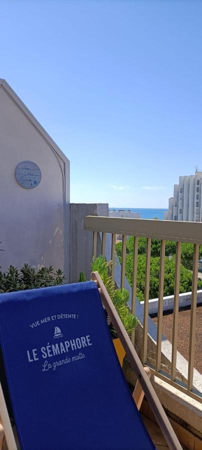 Le Semaphore - Studio Climatise, Grande Terrasse Vue Mer - Parking, Wifi La Grande-Motte Buitenkant foto