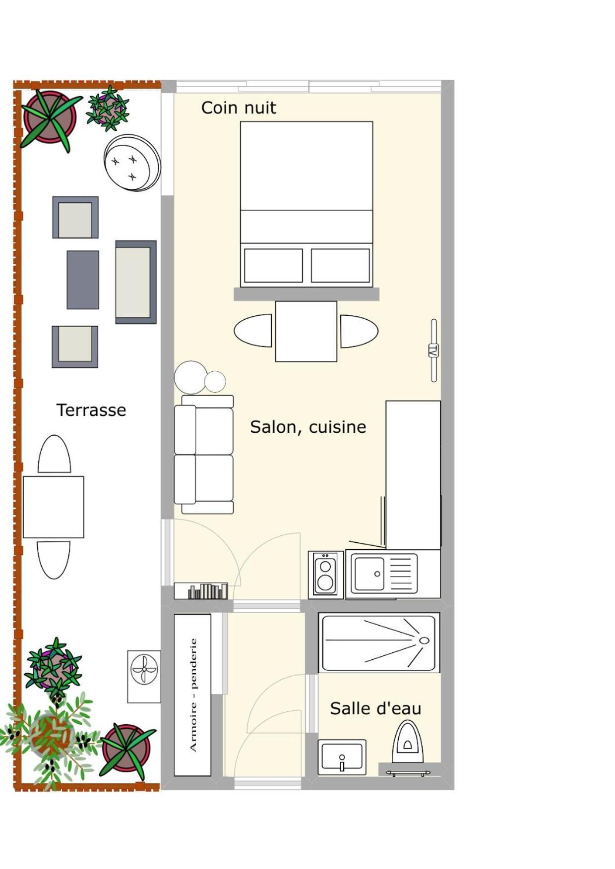 Le Semaphore - Studio Climatise, Grande Terrasse Vue Mer - Parking, Wifi La Grande-Motte Buitenkant foto